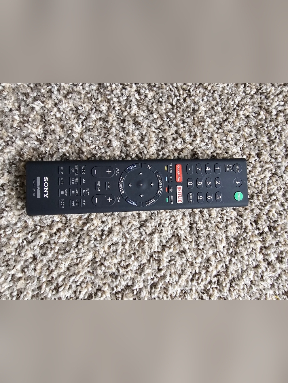 Sony Black In-Mirror Remote with Streaming Buttons